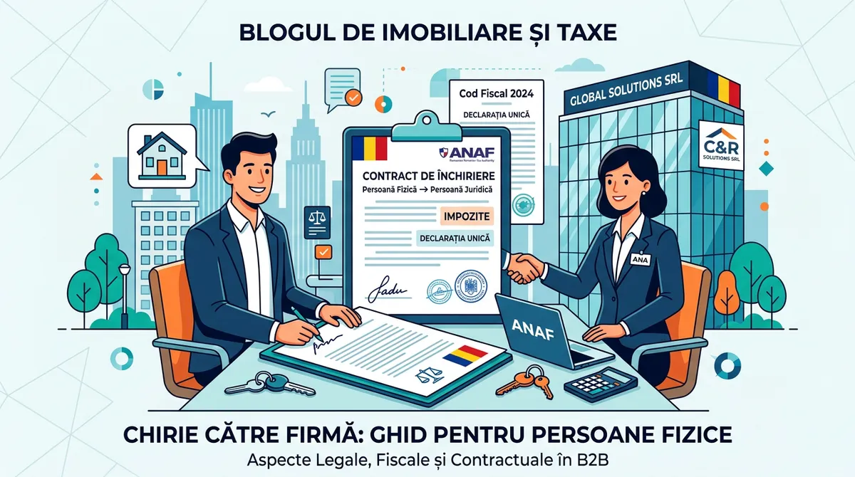 Persoană fizică închiriază la firmă SRL PFA