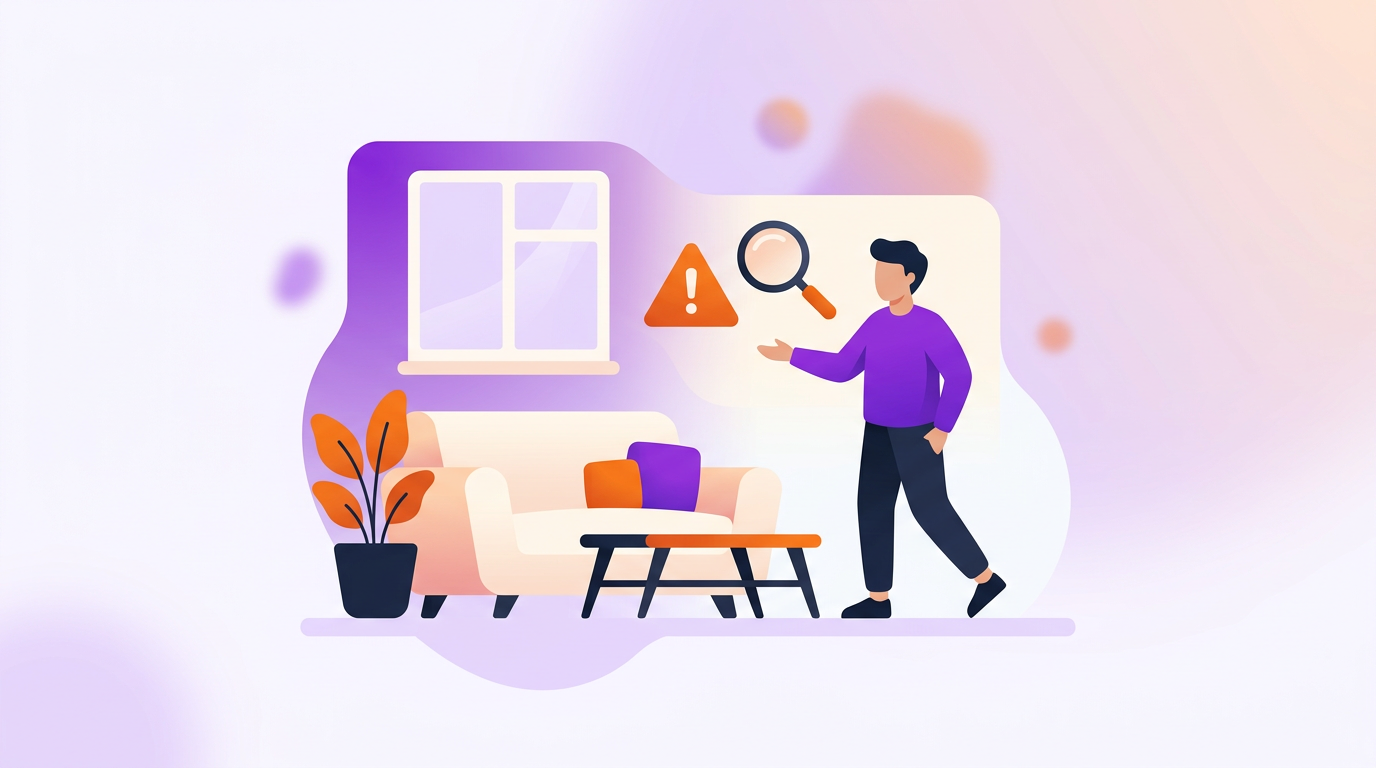 semnale de alarmă la vizionare cu un viitor chiriaș